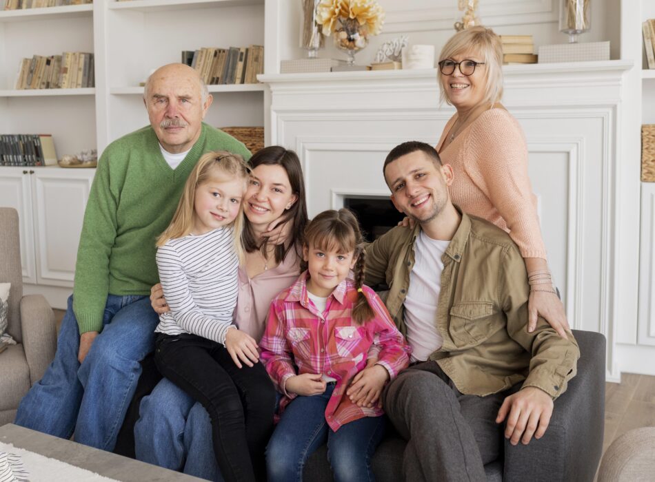 Three generations representing legacy protection with life insurance.