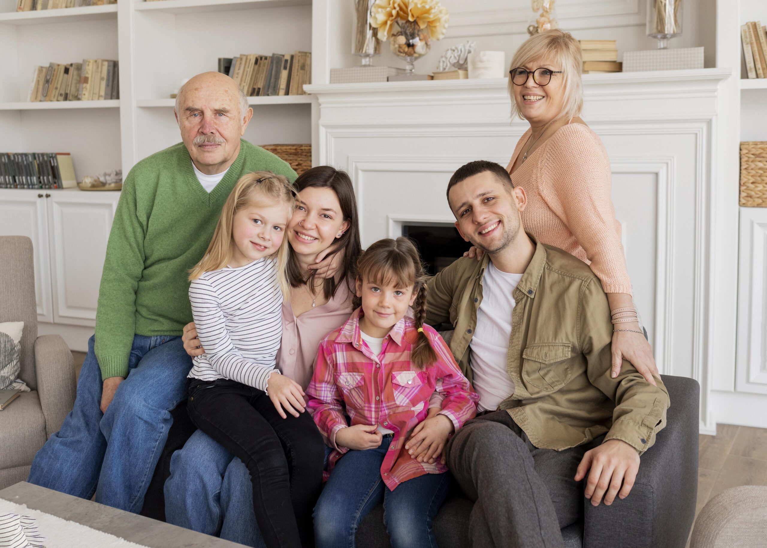 Three generations representing legacy protection with life insurance.